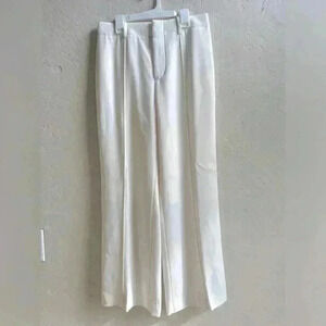Chloe iconic milk wide leg. Trouser pants Sz. 6 Minimalist professional luxury